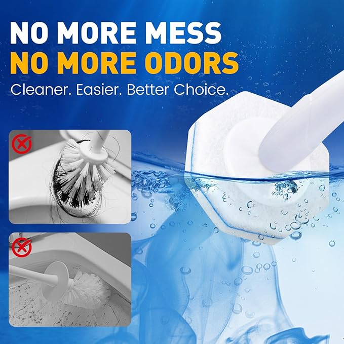 Toilet Cleaner Refill Pads, Disposable Toilet Bowl Cleaner Refill - Image 4