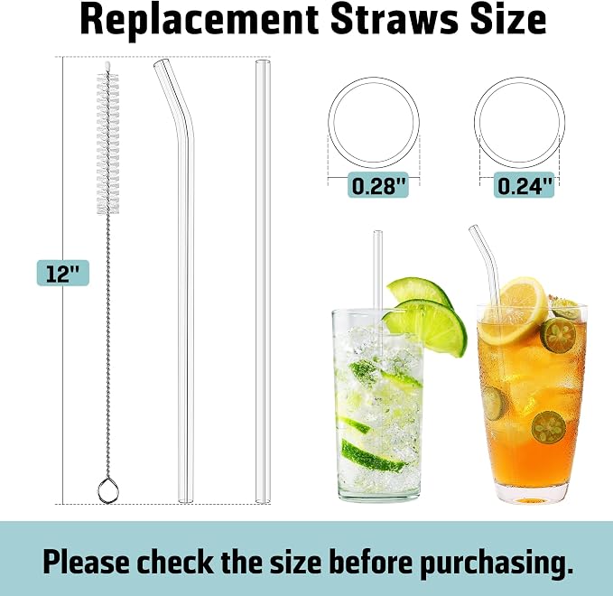 PROOCI 10-Pack 12" Replacement Straws - Image 6