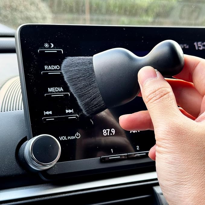 Car Detailing Brush, Soft Bristle Cleaning Brush, Scratch-Free Auto Duster Tool - Image 9