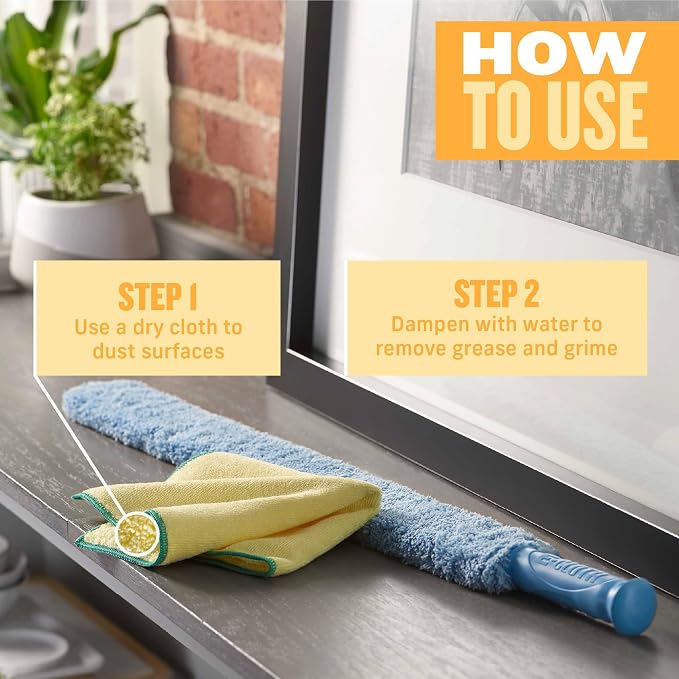 E-Cloth High Performance Dusting Cloth, Reusable Premium Microfiber Cloth - Image 2