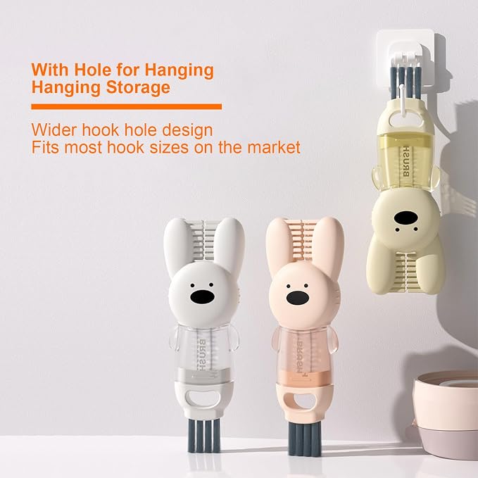 4 in 1 Cup Lid Cleaning Brush, Cup Crevice Cleaning Tools, Cup Lid Gap Cleaner - Image 6
