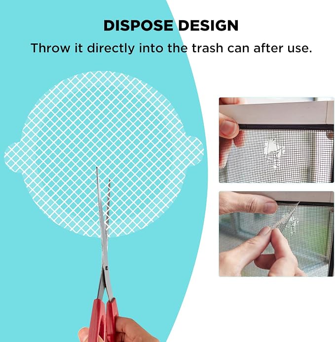 35 Pack Disposable Floor Drain Stickers, Hair Drain Stickers Disposable Shower - Image 6