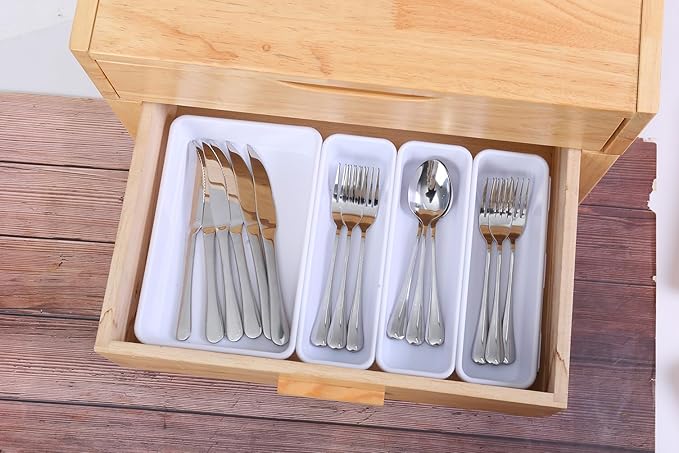 15 PCS Interlocking Desk Drawer Organizer Separator - Image 4