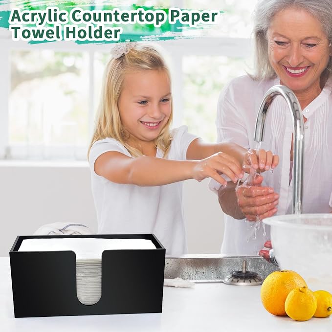 2Pack Paper Towel Holder Countertop - Image 2