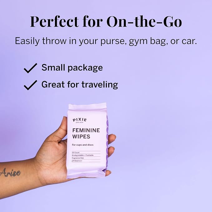 Pixie Menstrual Cup Wipes - Image 5