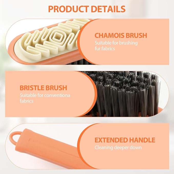 2 in 1 Suede Shoe Brush, Soft Bristle Cleaning Brush - Image 2