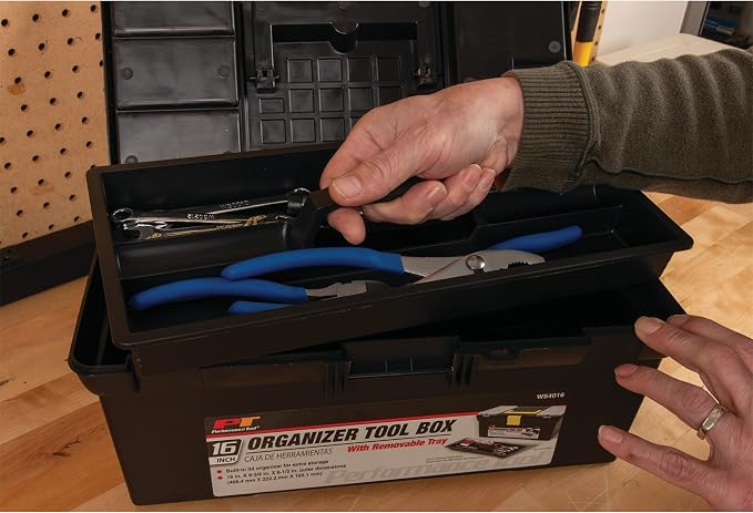 Performance Tool W54016 16-Inch Plastic Tool Box - Image 2