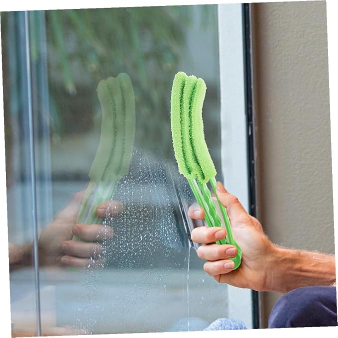 Operitacx Handheld Blinds Cleaning Brush 2pcs Set 7-Finger and 3-Finger Window - Image 5