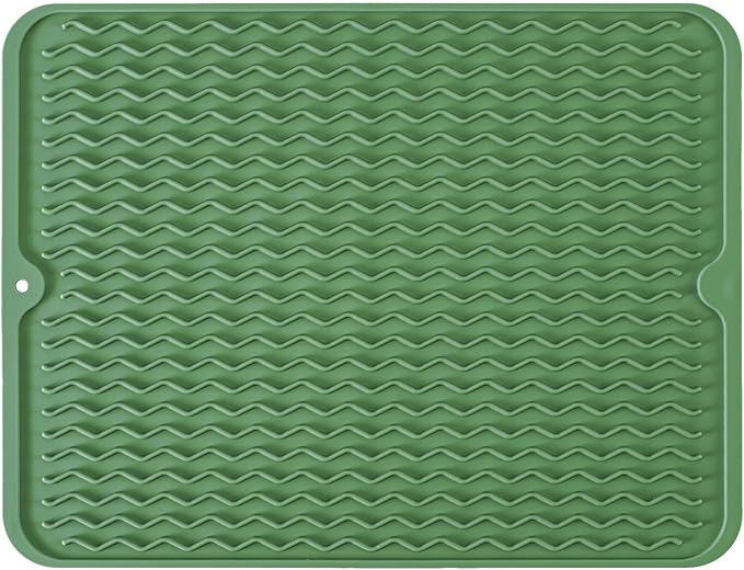 Silicone Dish Drying Mat for Multiple Usage, Easy clean, Eco-friendly, by MODENGKONGJIAN