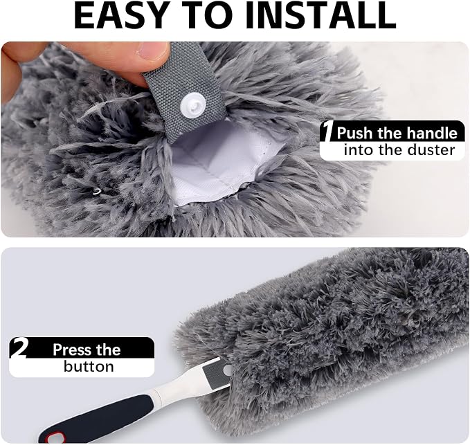 Reusable Microfiber Duster Refills Compatible - Image 3