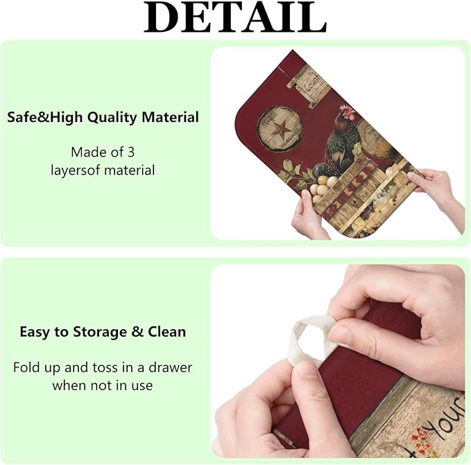 Dish Drying Mat Drainer Pads - Image 6