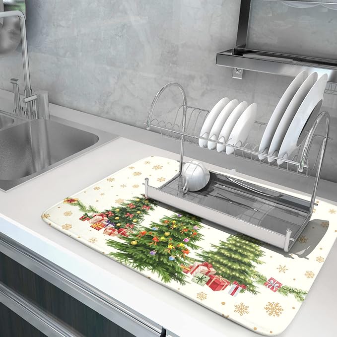 Merry Christmas Dish Drying Mats - Image 5
