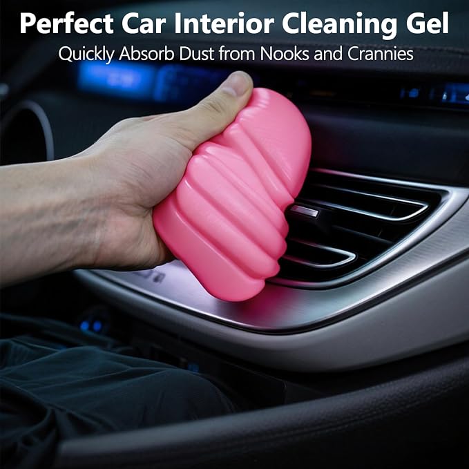 Car Cleaning Gel Car Clean Detailing Putty, Universal Car Interior Cleaner Slime - Image 2