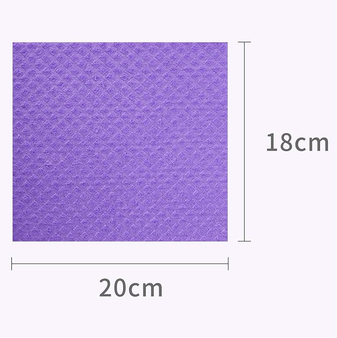 Swedish Dishcloths for Kitchen, 7x8 Inches, Eco-Friendly & Reusable, Super - Image 3
