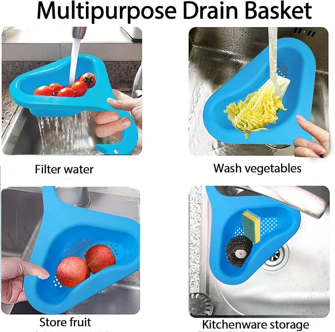 Kitchen sink drain basket swan drain rack, swan drain basket - Image 9