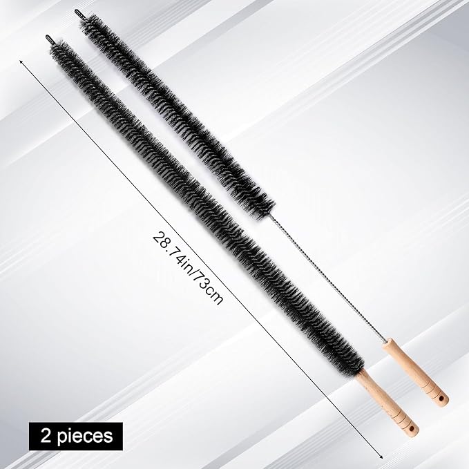 2pcs Bendable Radiator Brush, Include 1pcs Long Brush Head Radiator Dusters and - Image 2