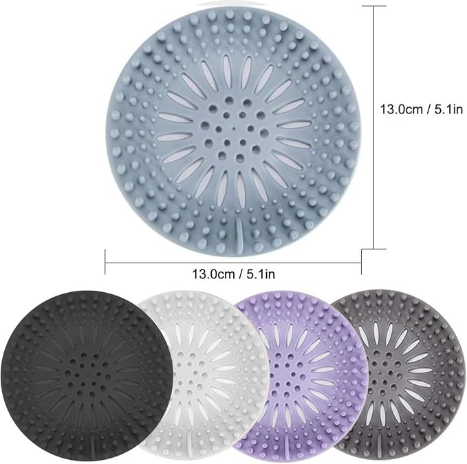 Gotega Bathroom Sink Drain Strainers, Hair Catcher Shower Drain Covers Protector - Image 5