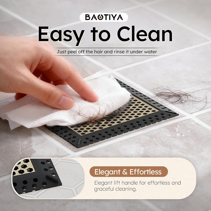 Not Moving Shower Drain Hair Catcher, Effective Hair Catcher Shower Drain - Image 7