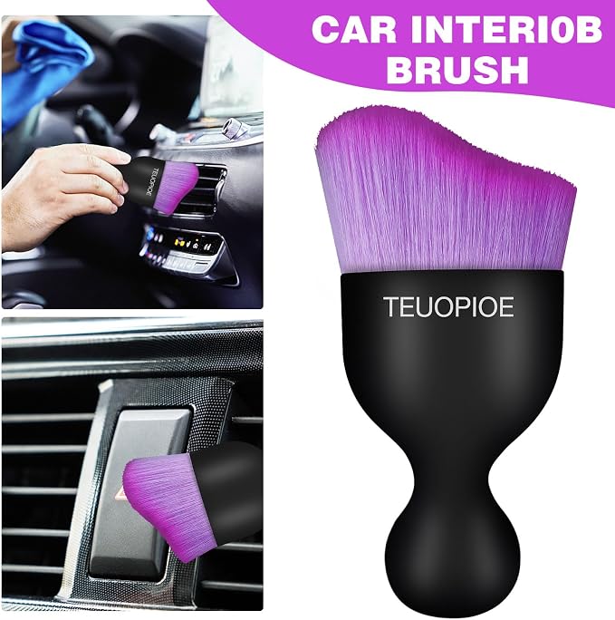 Car Interior Cleaning Brush, Car Duster Interior, Car Detailing Brush Dusting - Image 5