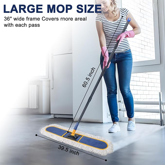 KeFanta 36" Commercial Dust Mops - Image 2