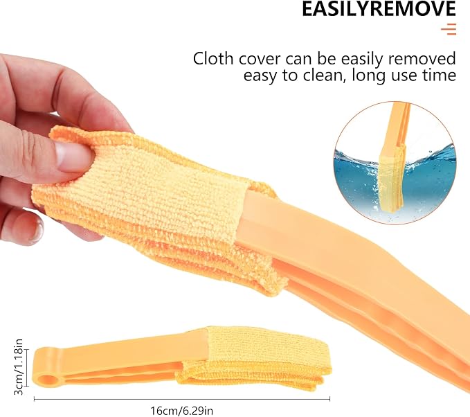 6pcs Window Venetian Blind Cleaner Duster Tool, Include 4pcs 7 Finger Blind - Image 3