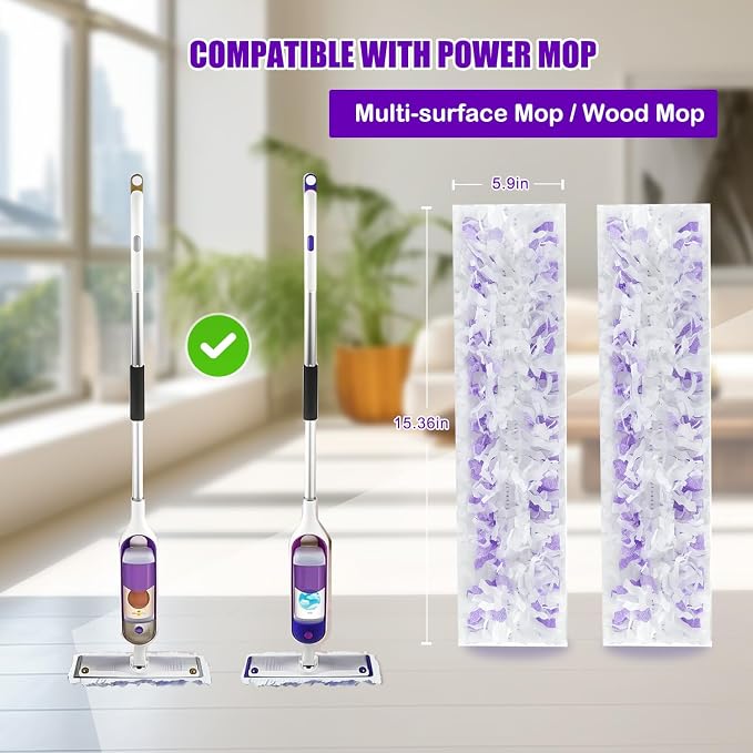 20 Count Power Mop Pads Refills - Image 3