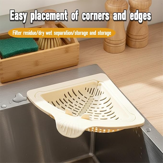 Magnetic Drainage & Filter Basket, Triangular Sink Strainer - Image 6