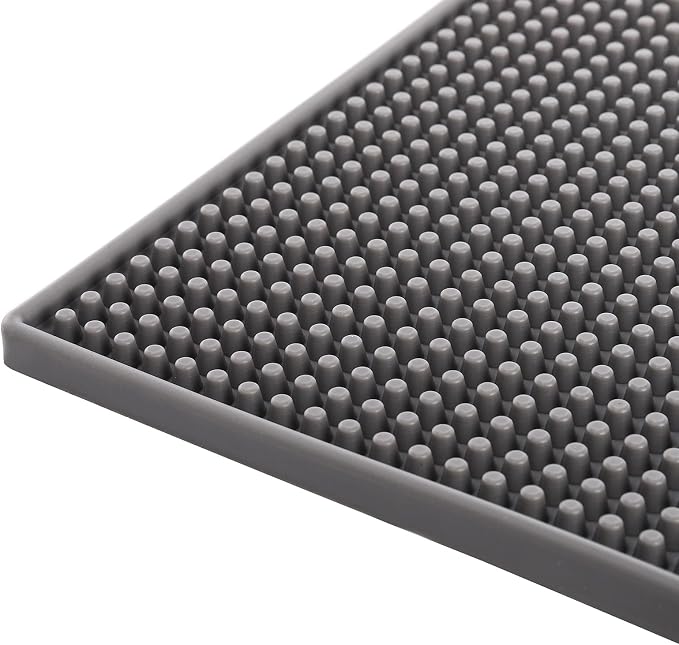 Tebery 3 Pack Rubber Bar Mat 18 x 12, Thick Durable and Stylish Bar Service - Image 3