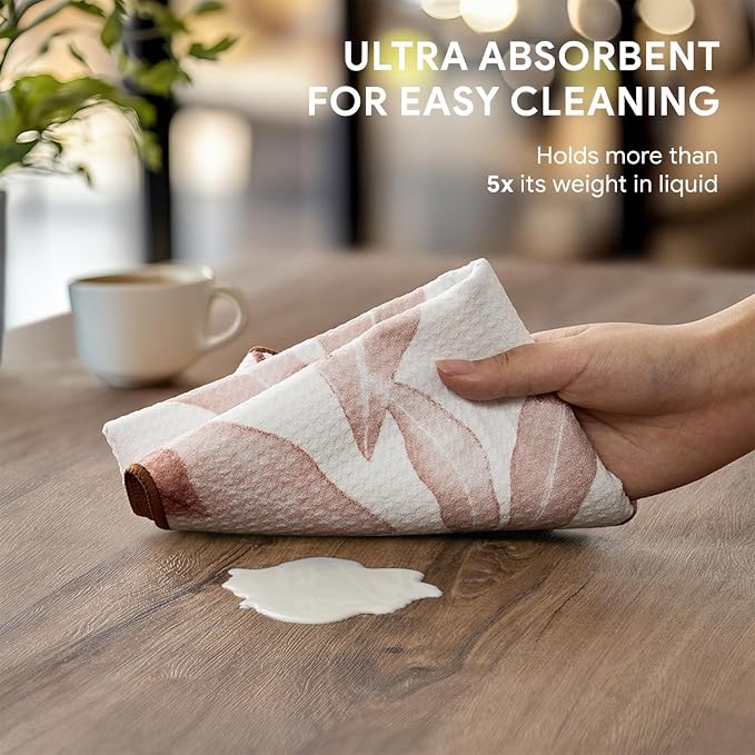 RECYCO Waffle Kitchen Towel Set of 2 - Image 4