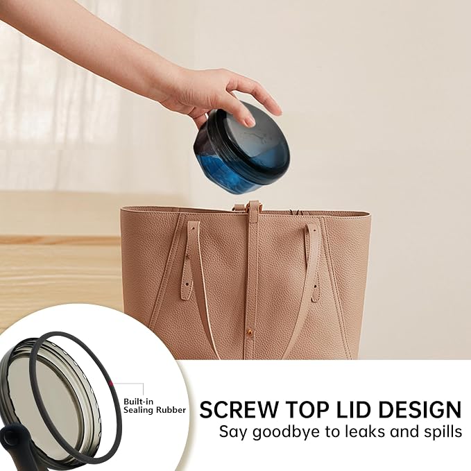 Leak Proof Denture Cups for Soaking Dentures, Partial Denture Bath Case Travel - Image 2
