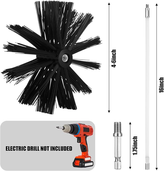 Wire Chimney Cleaning Brush - Image 2