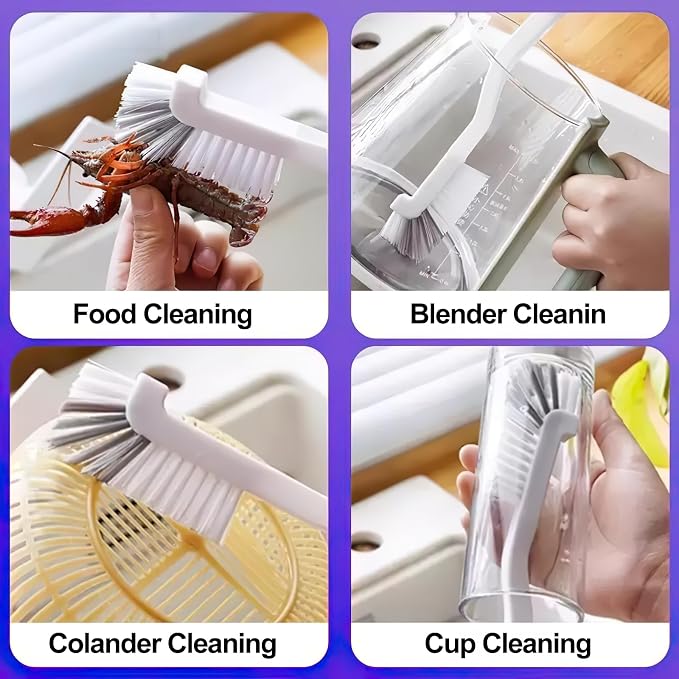 12Pcs Crevice Cleaning Brush Set, Hard Bristle Cleaning Supplies - Image 5