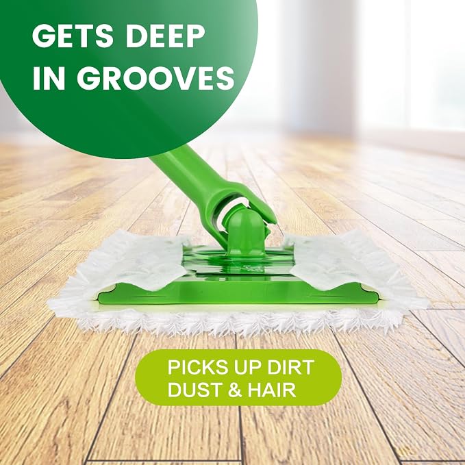 100ct Dry Sweeping Cloths for Swiffer Sweeper Mop, Heavy Duty Microfiber Duster - Image 4