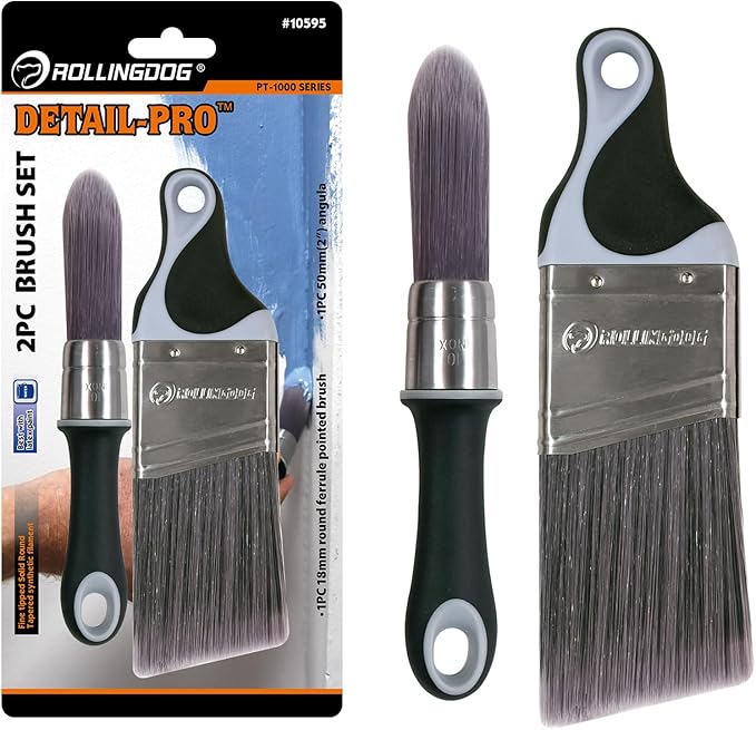 ROLLINGDOG 2 Inch Trim Paint Brush by ROLLINGDOG
