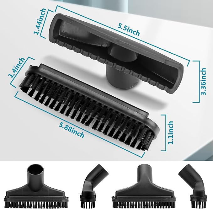 HASMX 5.5" Wide Black Vacuum Furniture Tool - Image 5