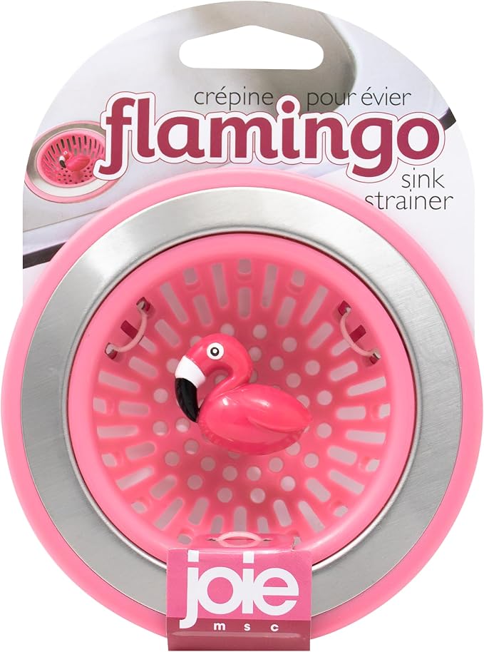 Joie Flamingo Kitchen Sink Strainer Basket, Fits All Standard Sinks, Stainless by TheJoie