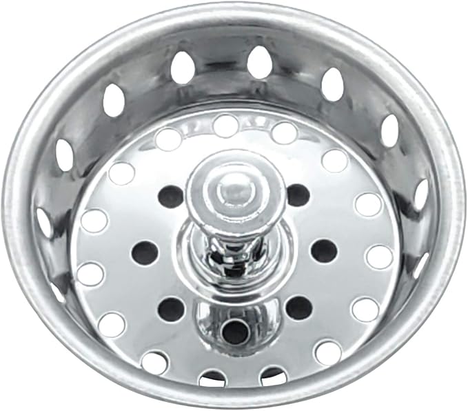 Replacement Kitchen Sink Stainless Steel Basket Strainer - Image 2