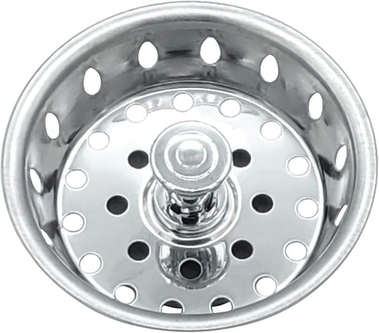 Replacement Kitchen Sink Stainless Steel Basket Strainer - Image 2