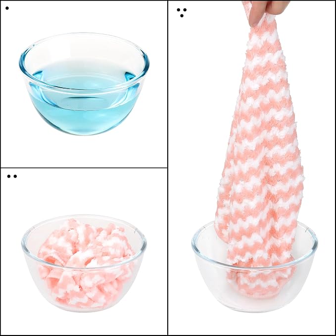 uxcell Microfiber Cleaning Cloth, 12 Pack Kitchen Towels - Image 4
