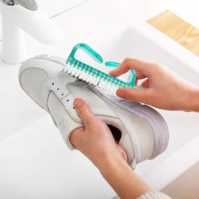 6 Pack Handle Grip Nail Cleaning Brush, Fingernail Brush Cleaner Scrub Brush Kit - Image 6