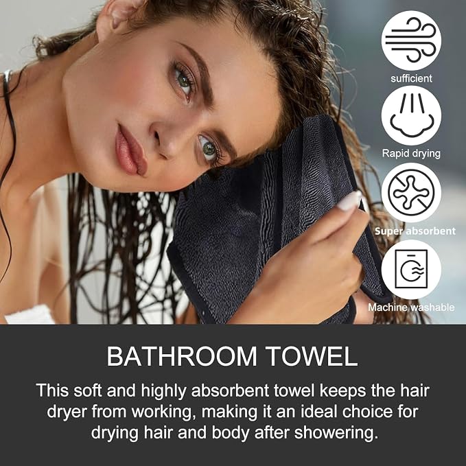 Shiny Cleaning Cloths, Shower Doors Drying Towels, 16 * 24in Streak Free Glass - Image 8