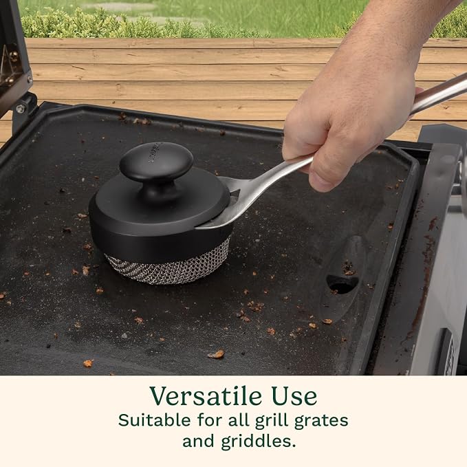 Cuisinart 3-in-1 Chainmail Grill Cleaner, Bristle-Free Dual Function Heavy-Duty - Image 5