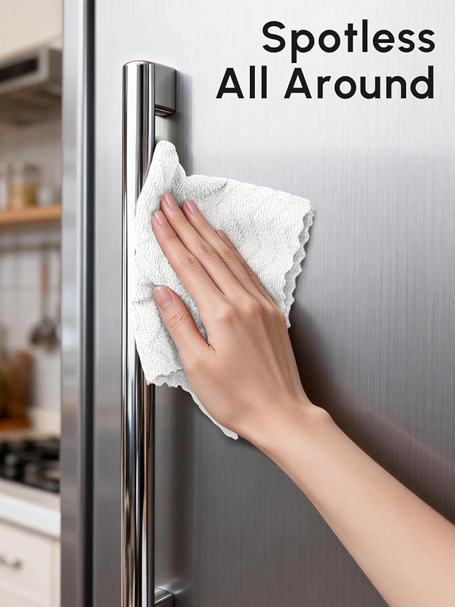 Microfiber Cleaning Cloths Roll, 75 Pack Tear Away Microfiber Towels Roll - Image 5
