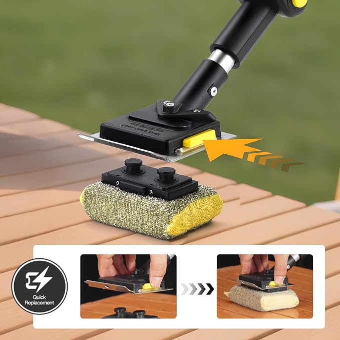 Folding Bristle Free Outdoor Grill Brush - Image 4