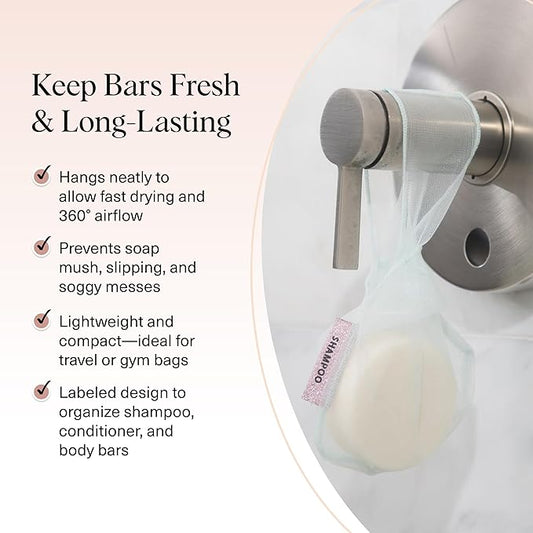 Kitsch Bar Soap Saver Bag – Patented Mesh Bag Soap Holder - Image 2