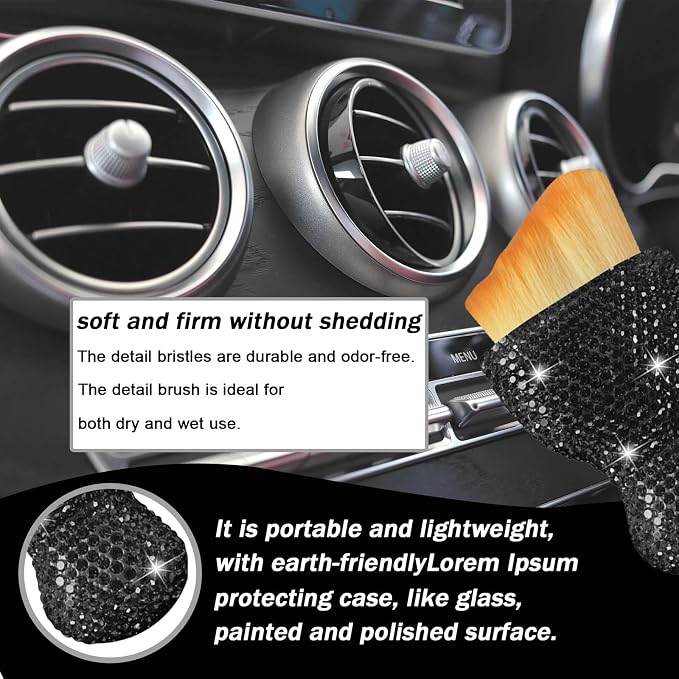 Car Detailing Cleaning Brush, Auto Interior Dust Brush - Image 4