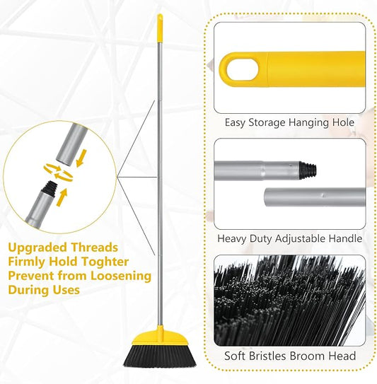 Broom for Hardwood Floors Indoor Sweeping Brooms - Image 2