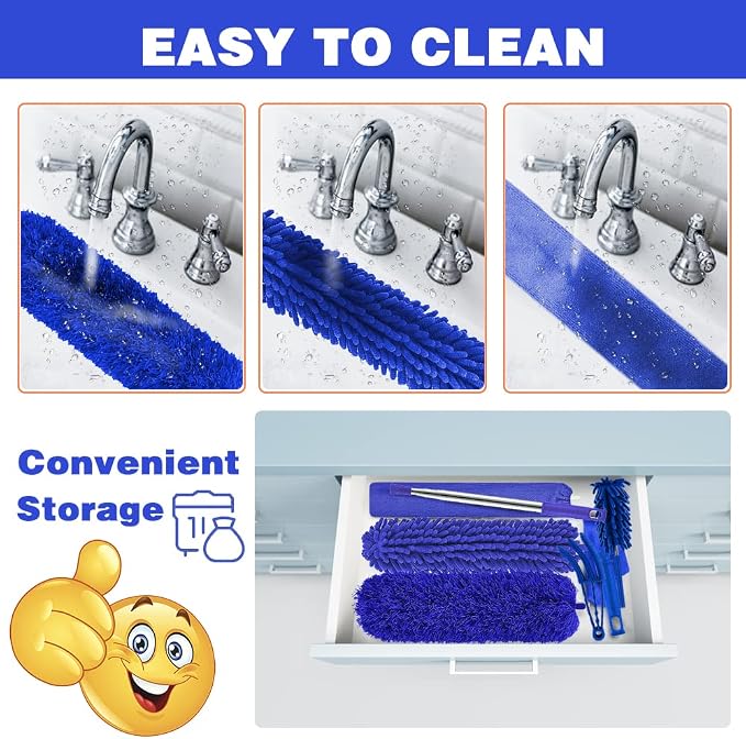 Microfiber Duster, Reusable Bendable Dusters, Washable Lightweight Dusters - Image 7
