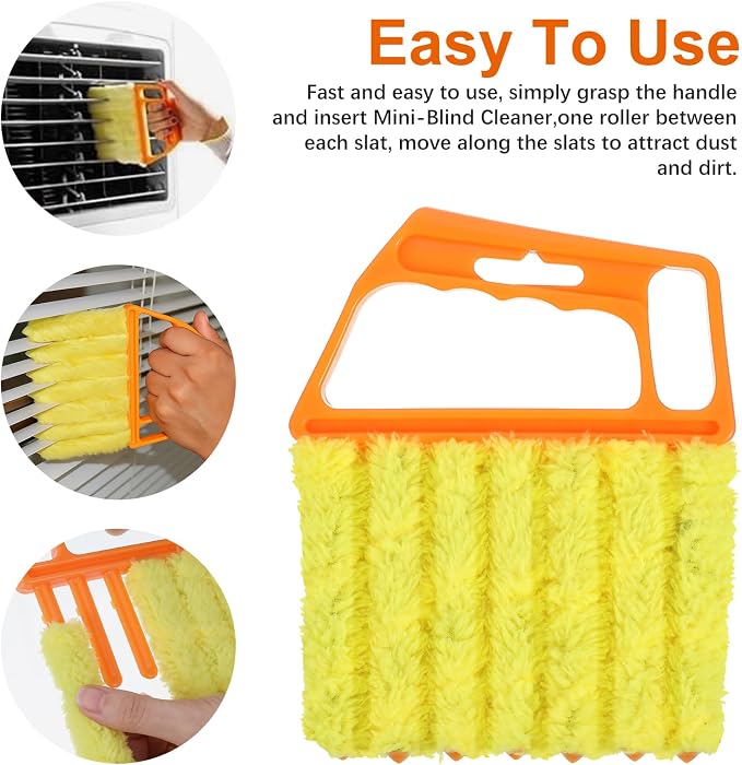 12pcs blinds cleaner tool handheld mini blind cleaner - Image 2