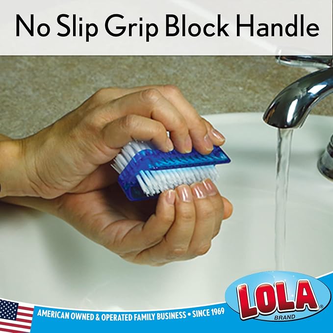 LOLA Classic Hand & Nail Brush, 2 Sided - Image 5